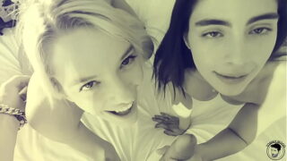 Busty Pornstars Threesome with Creampie Tru Kait Kenna James