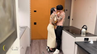 Horny couple Fuck When Their Parents Arent Home homemade sextape