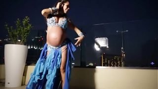 Pregnant Belly Dancer